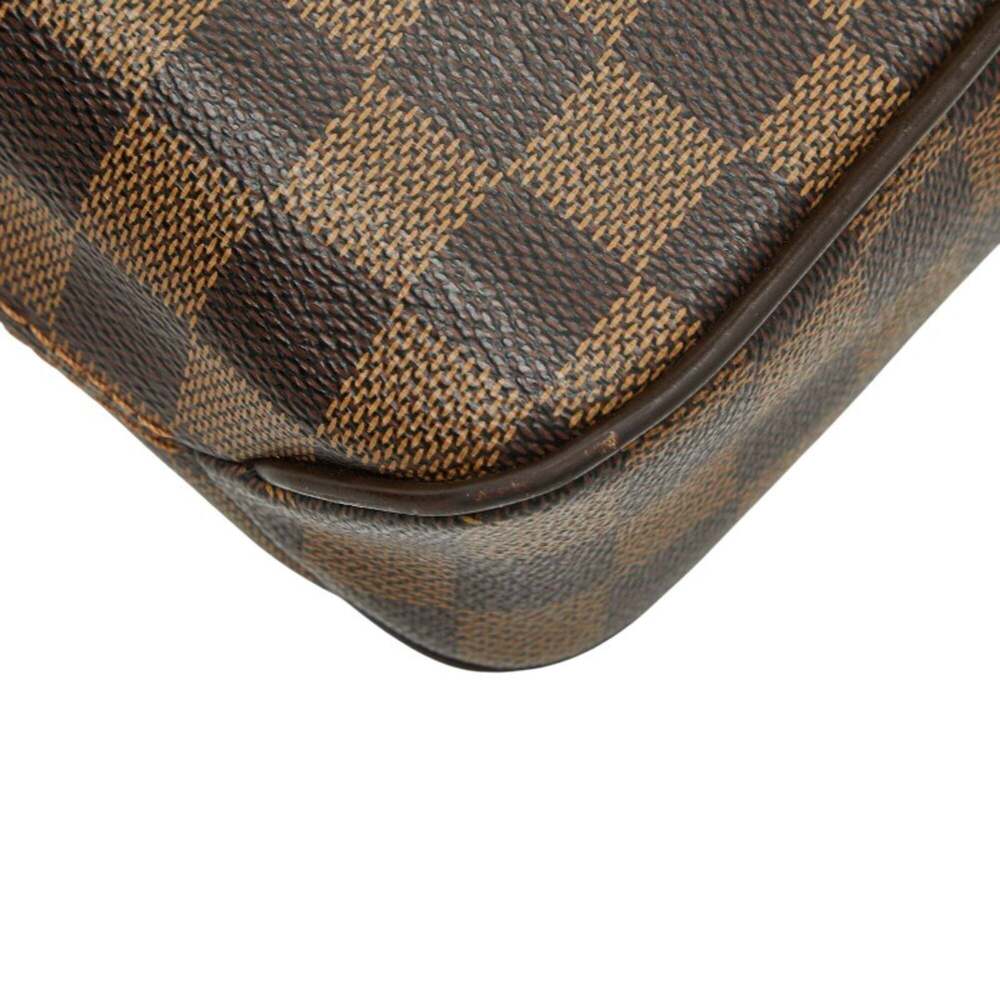 LOUIS VUITTON Authentic Brown Damier Leather Pochette Clutch Bag - Picture 6 of 11
